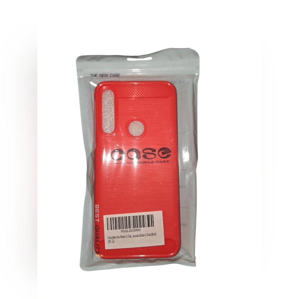 Red/orange Mobile Case for Moto G Fast